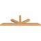 Ekena Millwork Saratoga Timber Gable Bracket, Western Red Cedar, 108"W x 36"H x 5 1/2"D x 5 1/2"F, 8/12 Pitch GBW108X36X0606SAR00SWR - alternate 5
